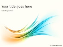 Organic Flow PPT PowerPoint Template Background