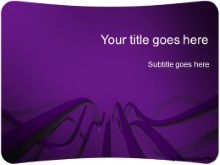Download cable waves purple PowerPoint Template and other software plugins for Microsoft PowerPoint