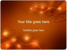Download electric motion orange PowerPoint Template and other software plugins for Microsoft PowerPoint