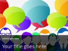 PowerPoint Templates - Crowd Communication