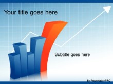 PowerPoint Templates - 3d Graph Increasing