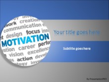 PowerPoint Templates - Motivation World Cloud
