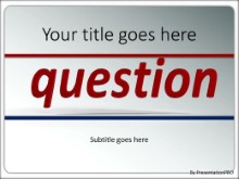 PowerPoint Templates - The Question