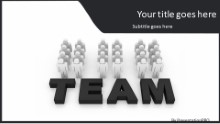PowerPoint Templates - Team In Motion B Widescreen