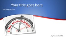 PowerPoint Templates - Time Management A Widescreen