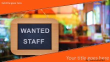 PowerPoint Templates - Wanted Staff Widescreen