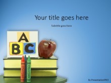 PowerPoint Templates - ABC Apple Crayons