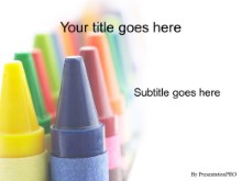 PowerPoint Templates - Crayons 02