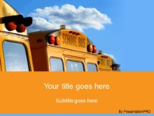 PowerPoint Templates - School Buses