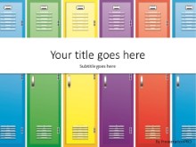 PowerPoint Templates - School Lockers