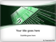 PowerPoint Templates - online credit green