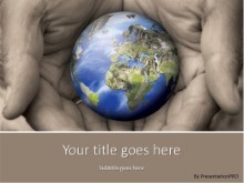 Earth Care PPT PowerPoint Template Background