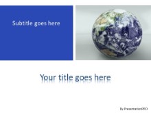 Earth Revolving PPT PowerPoint Template Background