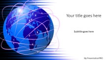 Global Communications Widescreen PPT PowerPoint Template Background
