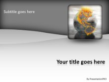 Global Highlights PPT PowerPoint Template Background