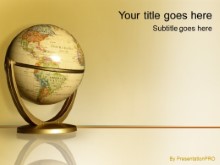 Download antique globe PowerPoint Template and other software plugins for Microsoft PowerPoint