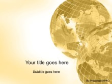 Download corner globes gold PowerPoint Template and other software plugins for Microsoft PowerPoint