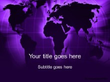 Download world grid purple PowerPoint Template and other software plugins for Microsoft PowerPoint