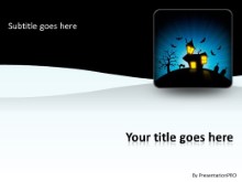 Nightmare House PPT PowerPoint Template Background