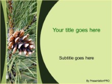 Download pine cone PowerPoint Template and other software plugins for Microsoft PowerPoint