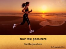 Download beach jog PowerPoint Template and other software plugins for Microsoft PowerPoint