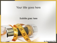 Download weight tape measure PowerPoint Template and other software plugins for Microsoft PowerPoint