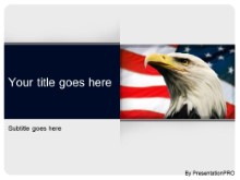 Download animal bald eagle PowerPoint Template and other software plugins for Microsoft PowerPoint