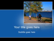 Download bike path PowerPoint Template and other software plugins for Microsoft PowerPoint