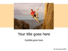 Download climbing PowerPoint Template and other software plugins for Microsoft PowerPoint