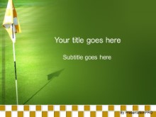Download golf flag PowerPoint Template and other software plugins for Microsoft PowerPoint