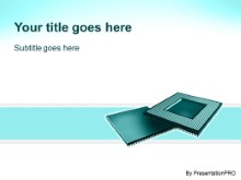 Download semiconductor teal PowerPoint Template and other software plugins for Microsoft PowerPoint