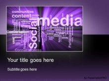 Download social media purple PowerPoint Template and other software plugins for Microsoft PowerPoint