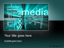 Download social media teal PowerPoint Template and other software plugins for Microsoft PowerPoint