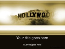 Download hollywood gold PowerPoint Template and other software plugins for Microsoft PowerPoint