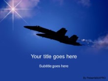 Download blue sky jets PowerPoint Template and other software plugins for Microsoft PowerPoint