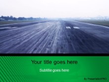 Download landing strip green PowerPoint Template and other software plugins for Microsoft PowerPoint