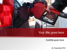 Download pumping gas red PowerPoint Template and other software plugins for Microsoft PowerPoint