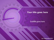 Download gears purple PowerPoint Template and other software plugins for Microsoft PowerPoint