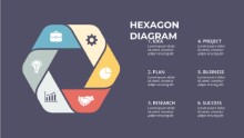 PowerPoint Infographic - Circle Hex 6 02
