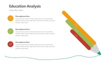 PowerPoint Infographic - Pencil Infographic Layout