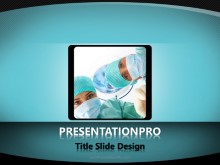 Looking Up PPT PowerPoint Template Background
