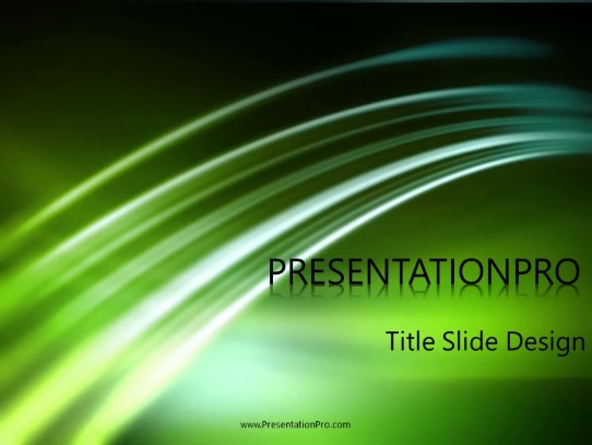 Abstract 0016 PowerPoint Template title slide design