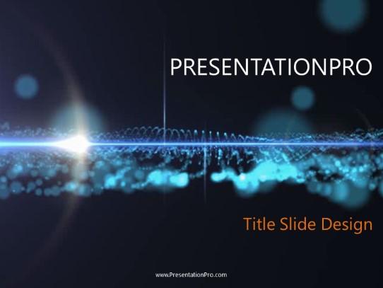 Abstract 0936 PowerPoint Template title slide design