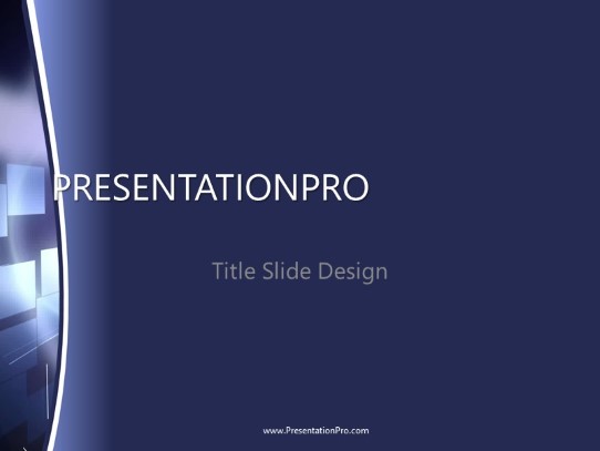 ABSTRACT 0007B PowerPoint Template title slide design