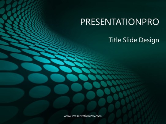 Abc Teal PowerPoint Template title slide design