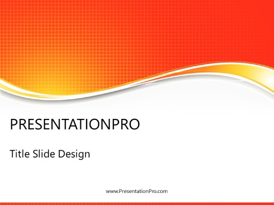 Abstract Ambiance Circles PowerPoint Template title slide design