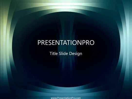Aliens PowerPoint Template title slide design