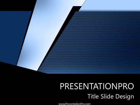 Angstrum PowerPoint Template title slide design