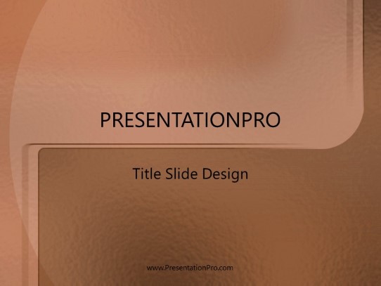 Archie Orange PowerPoint Template title slide design