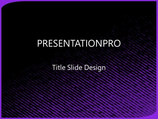 Blanknblu PowerPoint Template title slide design